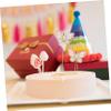 CAXUSD 15-Piece Butterfly-Shaped Paper Cake Picks view 4