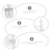 BUGUUYO Fine-Bubble Air Stone Disc for Small Aquarium Air Pumps view 4