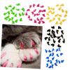 Toddmomy 100-Piece Nail Caps for Cats and Dogs, Colorful Paw Protection Caps view 2