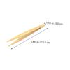 BUGUUYO 15 cm Bamboo Feeding Tweezers, Non-Slip, 2-Pack for Reptiles view 2