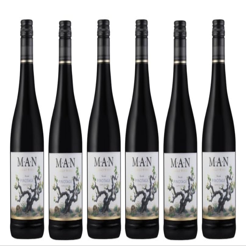6 x 0.75 L 2024 MAN Family Wines Bosstok Pinotage Western Cape W.O. South Africa Dry Red Wine
