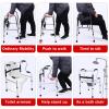 WDWDW Height-Adjustable Folding Walker with Wheels view 3