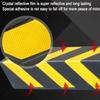 Rubber L-Shaped Corner Protectors with Yellow Stripes, 1 cm Thick (10 Pieces) view 4