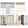 HUANGING Metal Accordion Cabinet Door Lock for Home Storage and Privacy view 4