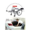DUddTTW Reclining Wheelchair with Commode for Adults, Foldable Manual Transport Wheelchair view 3