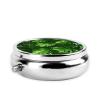 Se Monstera Deliciosa Banana Palm Portable Pill Box, Round Organizer with 3 Compartments view 3