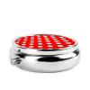 Portable Round Polka-Dot Pill Organizer, 3 Compartments view 3