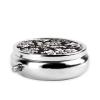 Portable Round Pill Organizer with Cute Damask Pattern, 3 Compartments view 3