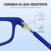 NEW VISION NV2904 Reading Glasses, 4-Pack, Magnetic Front Closure, Blue C7, +3.5 view 4