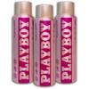 3-Pack Playboy Play It Sexy Deodorant Spray, 3 x 150 ml view 1