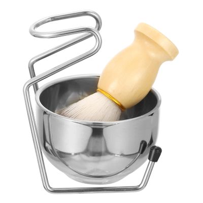 Beaupretty Beard Brush and Shaving Set with Holder and Bowl