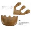 FRCOLOR Sandalwood Comb with Wide Teeth for Hairdressing, Scalp Massage, and Hair Styling view 2