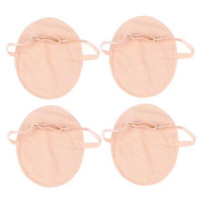 Cotton Sweat-Absorbing Underarm Pads, 2 Pairs