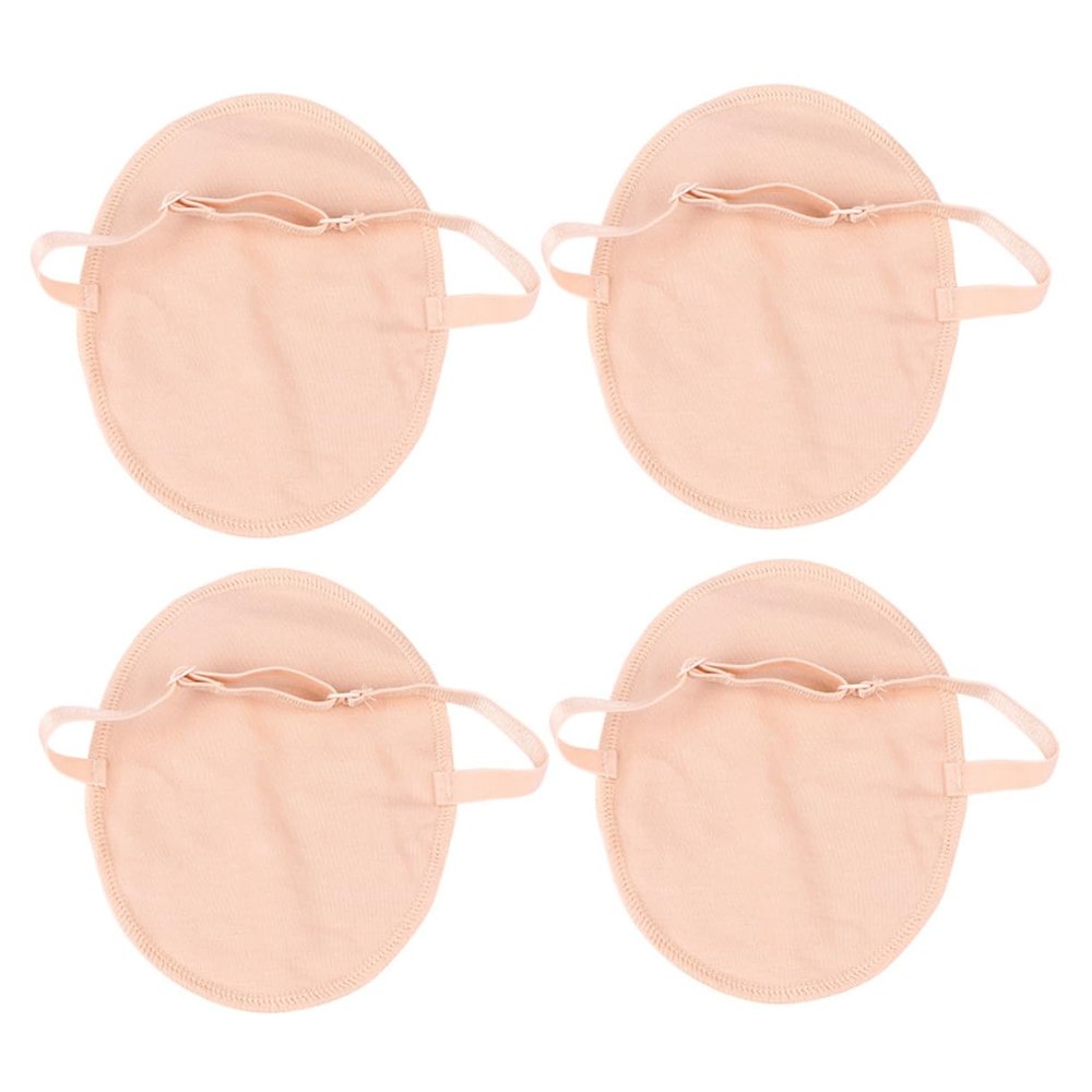 Cotton Sweat-Absorbing Underarm Pads, 2 Pairs