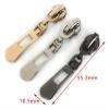 Metal Zipper Sliders, 5-Piece Repair Set view 2