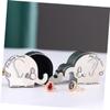 Toyvian Elephant-Shaped Silver Zinc Alloy Keepsake Box for Baby Teeth and Hair view 4