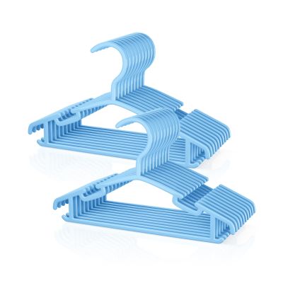 VILICK Plastic Baby Hangers, Non-Slip, Blue, 20-Pack