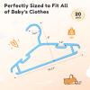VILICK Plastic Baby Hangers, Non-Slip, Blue, 20-Pack view 2