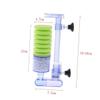 TOGEVAL Wall-Mounted Aquarium Biofilter with Adjustable, Rotatable Filter for Fish Breeding and Water Purification in Freshwater Aquariums view 2