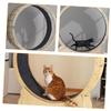 HAPINARY Cat Exercise Wheel with Felt Scratching Mat view 3