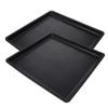 EXAOMBLE 2-Piece Plastic Dog Crate Replacement Tray, 38 x 38 x 2.5 cm view 1