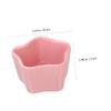 Levemolo 2-Piece Ceramic Food Bowls for Hamsters and Rabbits, Star-Shaped, Smooth, Easy to Clean, Tip-Resistant view 2