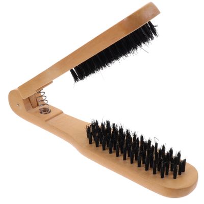Khaki Plastic Hair Straightening Comb for Straight Hair