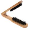 Khaki Plastic Hair Straightening Comb for Straight Hair view 1