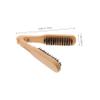 Khaki Plastic Hair Straightening Comb for Straight Hair view 2