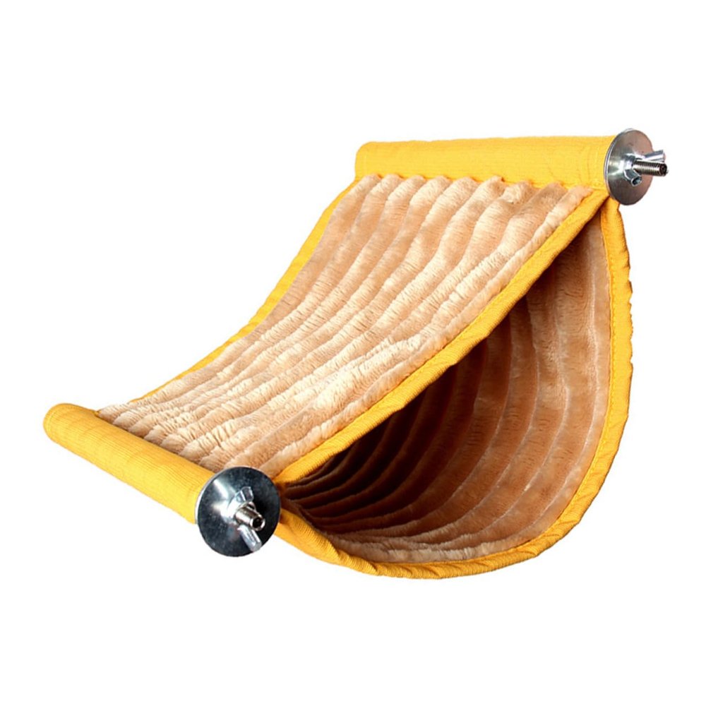 Parliky Hamster Hammock for Small Pets, Warm and Comfortable, Yellow
