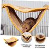 Parliky Hamster Hammock for Small Pets, Warm and Comfortable, Yellow view 3