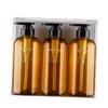 3-Pack 500 ml Pump Bottles, Brown Plastic Lotion Bottles view 1