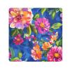 Yoogain Personalized Travel Bag, Carnation, Zinnia and Peony Design, Royal Blue, Camera Lens Cloth, Portable Travel Organizer, 55 x 55 cm view 1