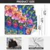 Yoogain Personalized Travel Bag, Carnation, Zinnia and Peony Design, Royal Blue, Camera Lens Cloth, Portable Travel Organizer, 55 x 55 cm view 2