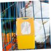 2-Piece Hanging Feeder for Pigeon Cage, Plastic Water Bowl view 4