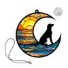 Toddmomy Dog Moon Ornament view 1