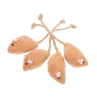 Levemolo 4-Pack Interactive Plush Mice