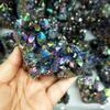 10 Pieces Natural Colorful Aura Quartz Crystal Titanium Cluster Specimens, 70 g view 2