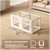 Acrylic Puppy Playpen, Extra-Wide Pet Gate and Portable Dog Fence view 2