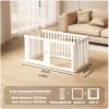 JUCCJUXIN Indoor Puppy Playpen, DIY Plastic Pet Pen, 60 cm High (H75 cm, W126 × 66 cm / 50 × 26 in) view 2