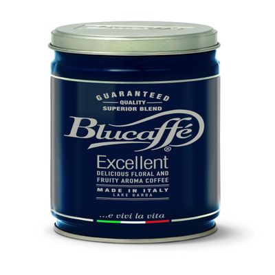 Lucaff Blucaff Whole Coffee Beans, 250 g | Medium Roast | Fruity, Floral Flavor