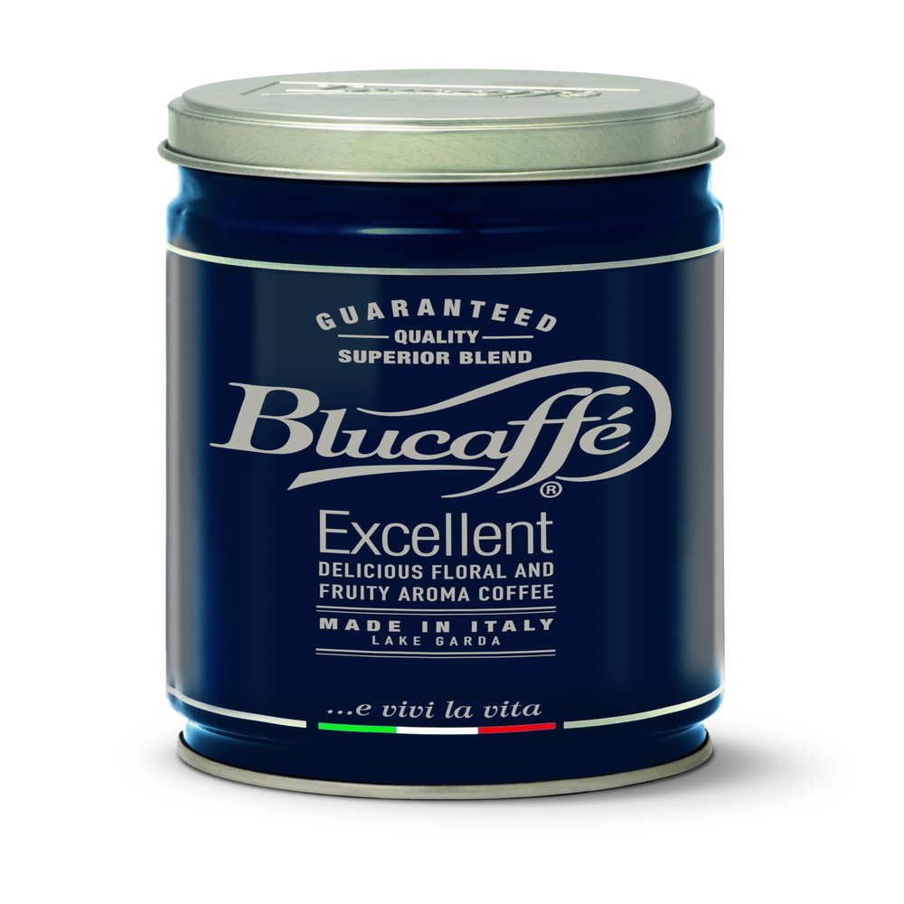 Lucaff Blucaff Whole Coffee Beans, 250 g | Medium Roast | Fruity, Floral Flavor