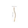 Holibanna 3-Pack Decorative Iron Hair Clips with Sparkling Rhinestones view 2