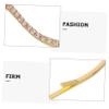 Holibanna 3-Pack Decorative Iron Hair Clips with Sparkling Rhinestones view 3