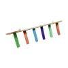 MagiDeal Wooden Bird Perch Climbing Ladder Playstand, 6-Tier view 1