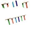MagiDeal Wooden Bird Perch Climbing Ladder Playstand, 6-Tier view 2