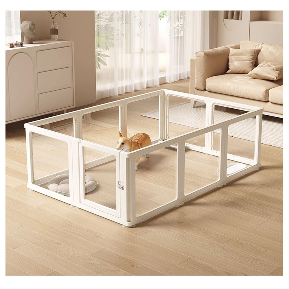 Indoor Acrylic Puppy Playpen for Small Dogs