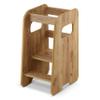 defiPad Montessori Learning Tower for Ages 1+, 3-Height Adjustable, Oak view 1