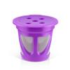 Uonlytech Reusable Plastic and Stainless Steel Coffee Capsules, 6-Pack, Purple, 58 mm view 3