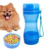 Dog Water Bottle with Food Container view 1